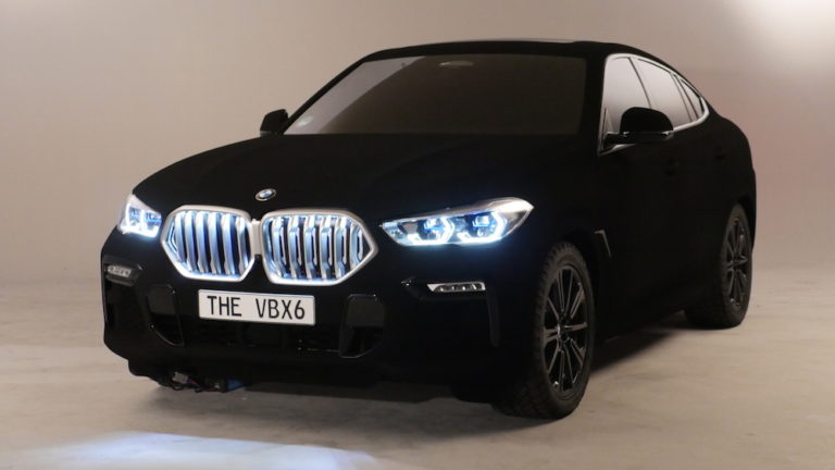 Neuer Bmw X6 Premiere Mit Vantablack Spezial-lackierung - Autogefühl